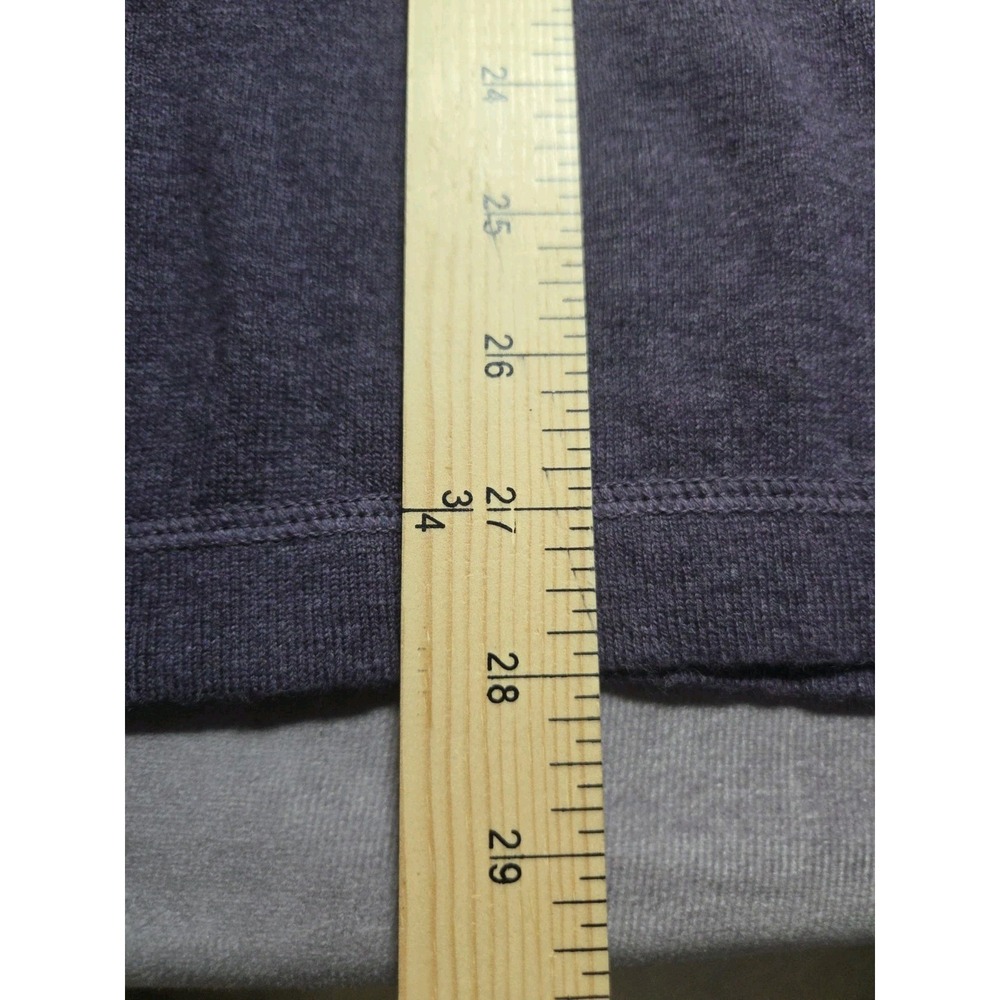 Eddie Bauer Merino Wool Blend Sweater Mens Large Purple Long Sleeve V Neck NWOT - Picture 8 of 9